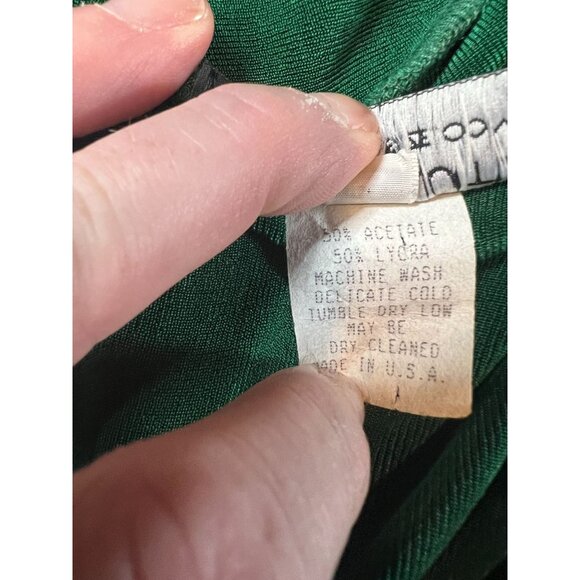 Plus By Peggy Lutz Green Textured Slinky Cardigan Short Sleeve Top Set 18/20 - Picture 3 of 11